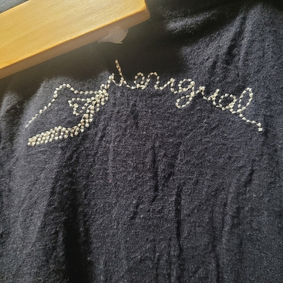 Desigual black skirt w/floral pattern Sz. S - Picture 6 of 7